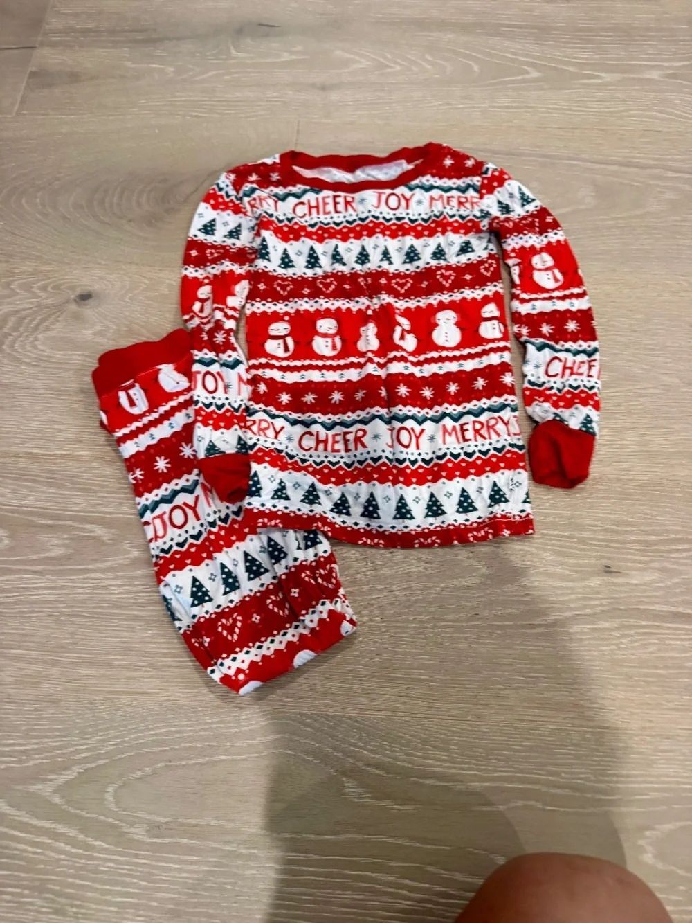 Little Sleepies 4T PJS-Holiday Isle Print -EUC